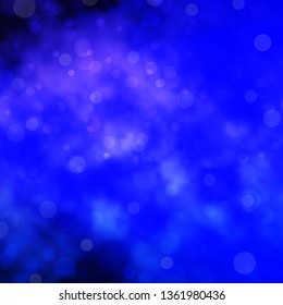 Light Purple vector texture with circles. Colorful illustration with gradient dots in nature style. Pattern for wallpapers, curtains.