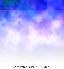 Light Purple vector texture with cloudy sky. Colorful illustration with abstract gradient clouds. Beautiful layout for uidesign.