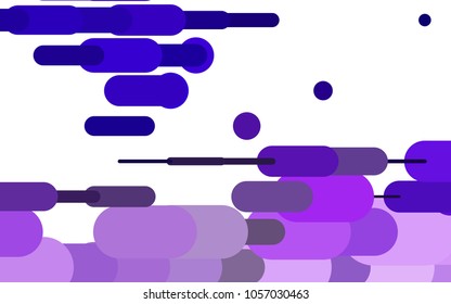 Light Purple vector texture with colored capsules. Capsules on blurred abstract background with gradient. Best design for your ad, poster, banner.