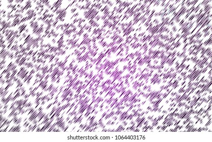 Light Purple vector texture with colored lines. Lines on blurred abstract background with gradient. The pattern can be used as ads, poster, banner for commercial.