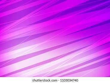 Light Purple vector texture with colored lines. Glitter abstract illustration with colored sticks. The pattern can be used for busines ad, booklets, leaflets