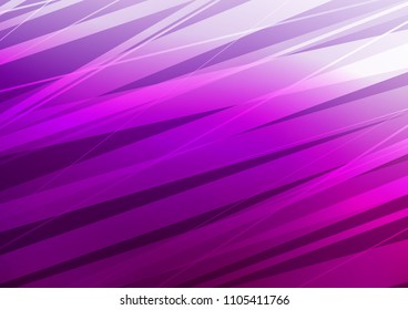 Light Purple vector texture with colored lines. Shining colored illustration with narrow lines. The pattern can be used for websites.