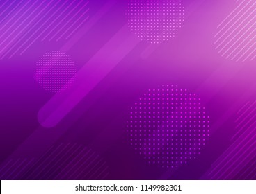Light Purple vector texture with colored capsules, dots. Shining colored illustration with rounded stripes, dots. The pattern can be used for websites.