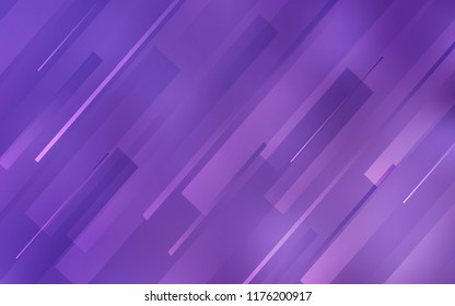 Light Purple vector texture with colored lines. Decorative shining illustration with lines on abstract template. Pattern for ads, posters, banners.