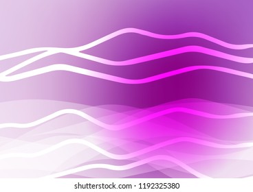Light Purple vector texture with colored lines. Shining colored illustration with narrow lines. The pattern can be used as ads, poster, banner for commercial.