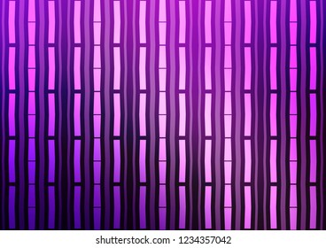 Light Purple vector texture with colored lines. Modern geometrical abstract illustration with staves. The template can be used as a background.