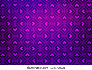 Light Purple vector texture with colored lines. Modern geometrical abstract illustration with staves. Best design for your ad, poster, banner.