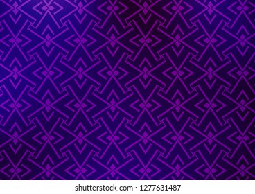 Light Purple vector texture with colored lines. Shining illustration with lines on abstract template. Pattern for business booklets, leaflets.