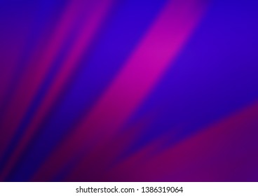 Light Purple vector texture with colored lines. Lines on blurred abstract background with gradient. Backdrop for TV commercials.