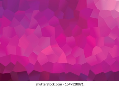 Light Purple vector texture with colorful hexagons. Abstract illustration with colorful hexagons. Beautiful design for your business advert.