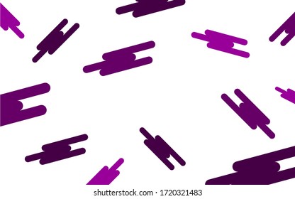 Light Purple vector texture with colorful lines. Lines on blurred abstract background with gradient. Backdrop for TV commercials.