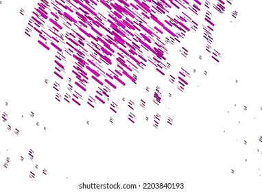 Light Purple vector texture with colorful lines. Modern geometrical abstract illustration with staves. Best design for your ad, poster, banner.