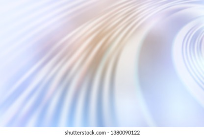 Light Purple vector texture with curved lines. Colorful geometric sample with gradient lines.  Pattern for your business design.