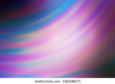 Light Purple vector texture with curved lines. A circumflex abstract illustration with gradient. Elegant pattern for a brand book.