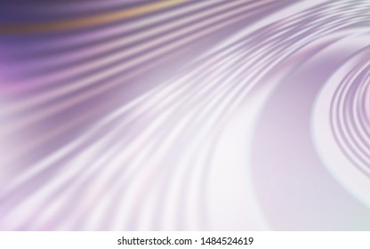 Light Purple vector texture with curved lines. Shining colorful illustration in simple style. Abstract style for your business design.