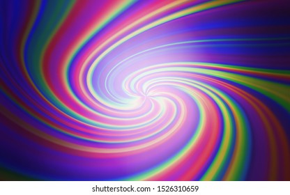 Light Purple vector texture with curved lines. Colorful illustration in simple style with gradient. New composition for your brand book.