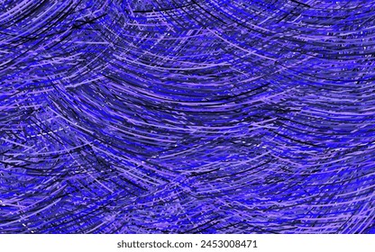 Light Purple vector texture with curved lines. Shining colorful illustration in simple curve style. Brand new design for your ad.