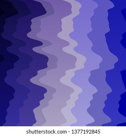 Light Purple vector texture with curves. Colorful abstract illustration with gradient curves. Pattern for ads, commercials.