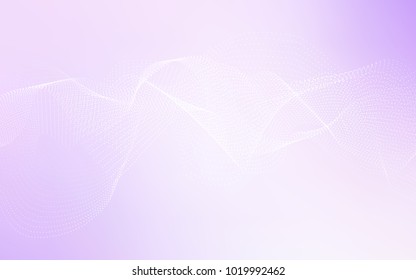 Light Purple vector texture with disks. Illustration with set of shining colorful abstract circles. Completely new template for your brand book.