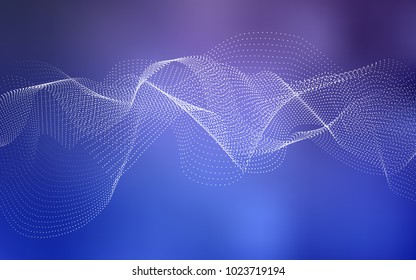 Light Purple vector texture with disks. Illustration with set of shining colorful abstract circles. New design for ad, poster, banner of your website.