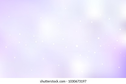 Light Purple vector texture with disks. Modern abstract illustration with colorful water drops. The pattern can be used for ads, leaflets of liquid.