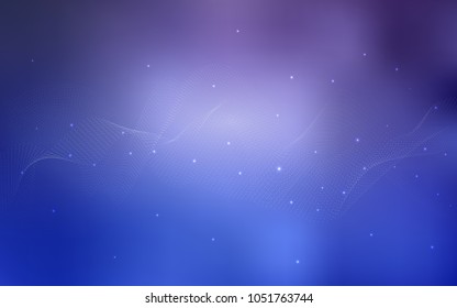 Light Purple vector texture with disks. Abstract illustration with colored bubbles in nature style. Completely new template for your brand book.