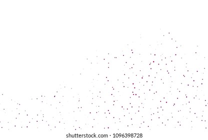 Light Purple vector  texture with disks. Illustration with set of shining colorful abstract circles. The pattern can be used for beautiful websites.