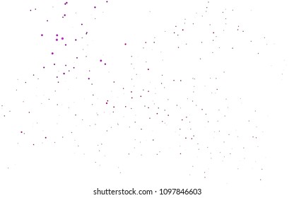 Light Purple vector  texture with disks. Blurred bubbles on abstract background with colorful gradient. New design for ad, poster, banner of your website.