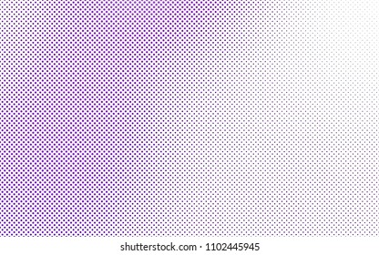 Light Purple vector  texture with disks. Blurred decorative design in abstract style with bubbles. Completely new template for your brand book.