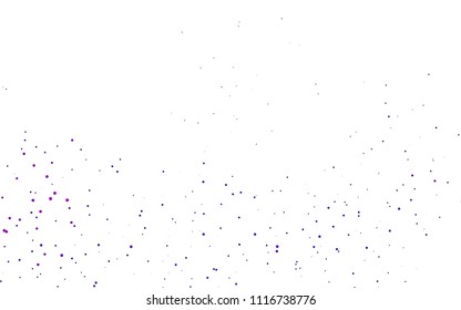 Light Purple vector  texture with disks. Blurred decorative design in abstract style with bubbles. New design for ad, poster, banner of your website.