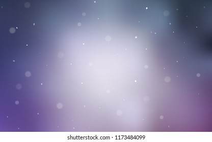 Light Purple vector texture with disks. Illustration with set of shining colorful abstract circles. Pattern can be used for ads, leaflets.