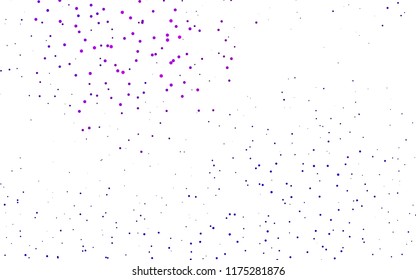Light Purple vector  texture with disks. Beautiful colored illustration with blurred circles in nature style. Completely new template for your brand book.