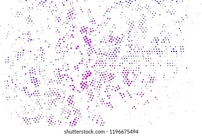 Light Purple vector texture with disks. Modern abstract illustration with colorful water drops. Pattern for ads, leaflets.