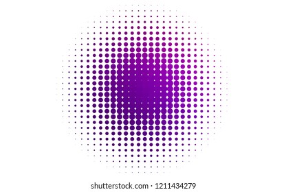 Light Purple vector texture with disks. Illustration with set of shining colorful abstract circles. Design for posters, banners.