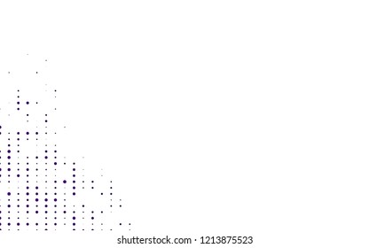 Light Purple vector texture with disks. Modern abstract illustration with colorful water drops. Pattern for ads, booklets.