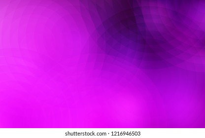 Light Purple vector texture with disks. Abstract illustration with colored bubbles in nature style. Beautiful design for your business advert.