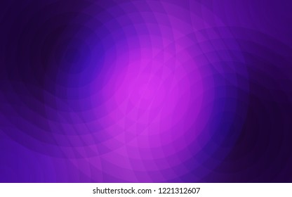 Light Purple vector texture with disks. Modern abstract illustration with colorful water drops. Pattern can be used as texture of wallpapers.