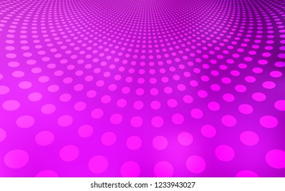 Light Purple vector texture with disks. Glitter abstract illustration with blurred drops of rain. Pattern can be used as texture of wallpapers.