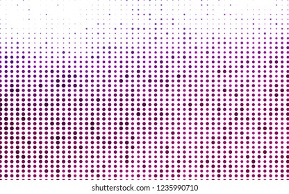 Light Purple vector texture with disks. Beautiful colored illustration with blurred circles in nature style. Design for posters, banners.