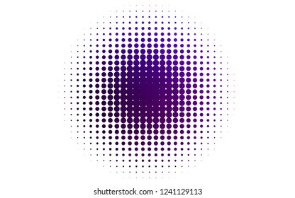 Light Purple vector texture with disks. Blurred bubbles on abstract background with colorful gradient. Design for posters, banners.