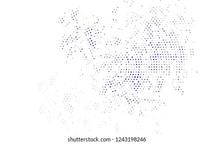 Light Purple vector texture with disks. Abstract illustration with colored bubbles in nature style. Pattern of water, rain drops.