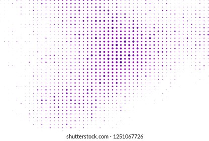 Light Purple vector texture with disks. Abstract illustration with colored bubbles in nature style. Design for business adverts.