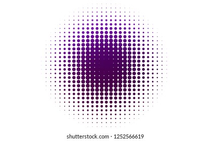 Light Purple vector texture with disks. Modern abstract illustration with colorful water drops. Template for your brand book.