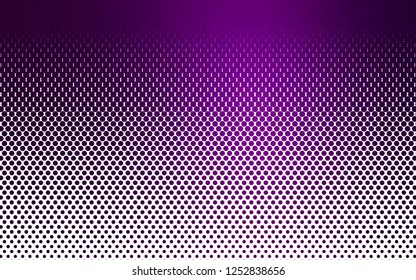 Light Purple vector texture with disks. Blurred bubbles on abstract background with colorful gradient. Template for your brand book.