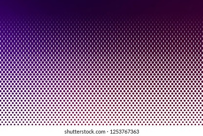 Light Purple vector texture with disks. Beautiful colored illustration with blurred circles in nature style. Pattern for ads, booklets.