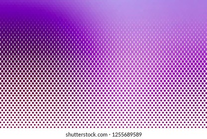 Light Purple vector texture with disks. Blurred bubbles on abstract background with colorful gradient. Pattern of water, rain drops.