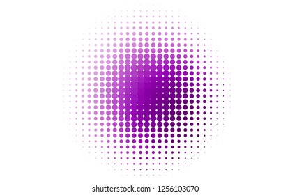Light Purple vector texture with disks. Beautiful colored illustration with blurred circles in nature style. Template for your brand book.