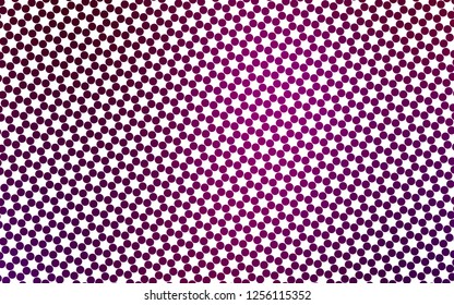 Light Purple vector texture with disks. Illustration with set of shining colorful abstract circles. Template for your brand book.