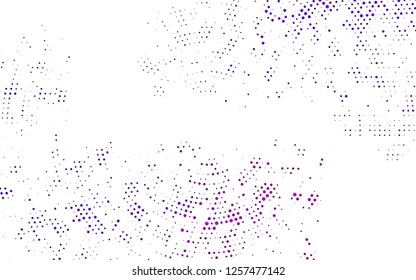 Light Purple vector texture with disks. Abstract illustration with colored bubbles in nature style. Design for business adverts.