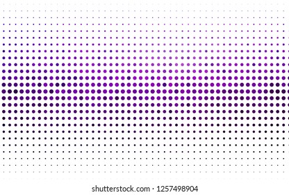 Light Purple vector texture with disks. Glitter abstract illustration with blurred drops of rain. Design for business adverts.